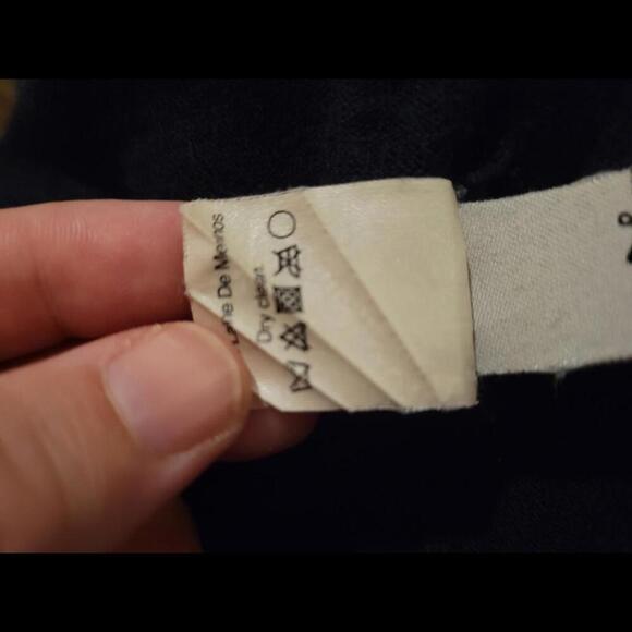 J Crew Small Navy blue merino wool crew neck sweater - Picture 6 of 6